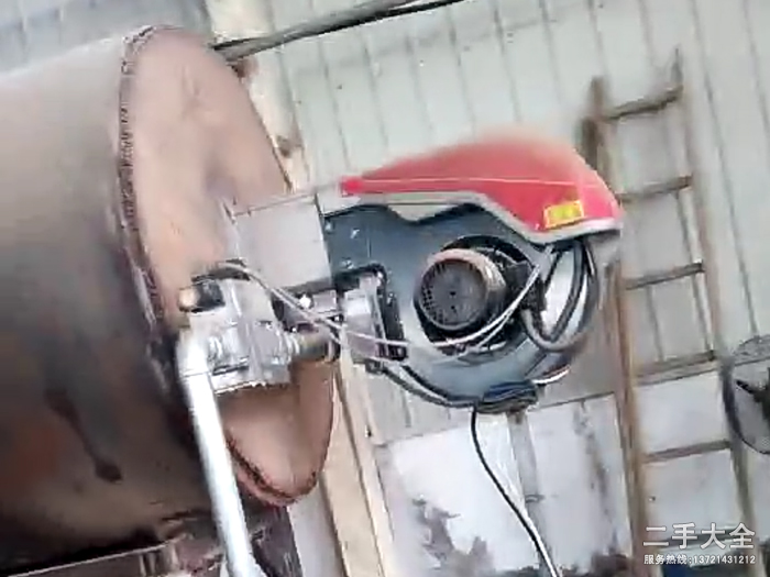 安裝好的天然氣燃燒機 安裝好的天然氣燃燒機