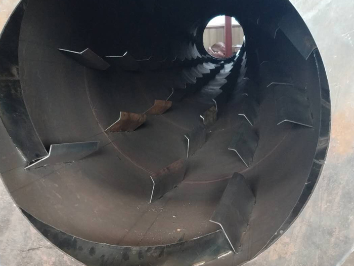 烘干機(jī)內(nèi)部結(jié)構(gòu)進(jìn)料端 烘干機(jī)內(nèi)部結(jié)構(gòu)進(jìn)料端